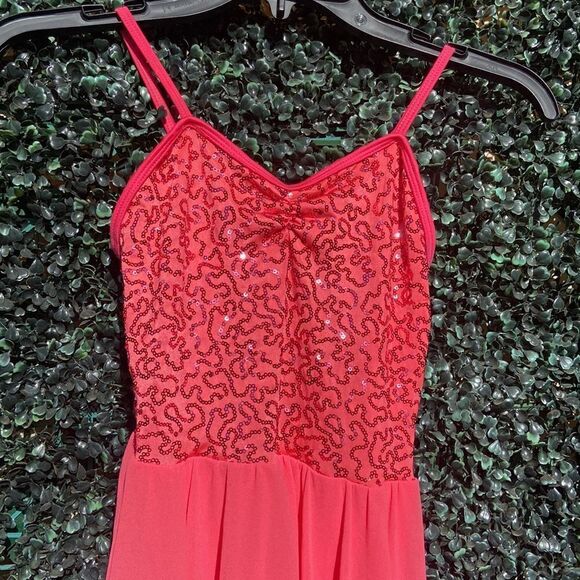 Weismann Girls Sequins Dance Leotard Size LC - Picture 2 of 9